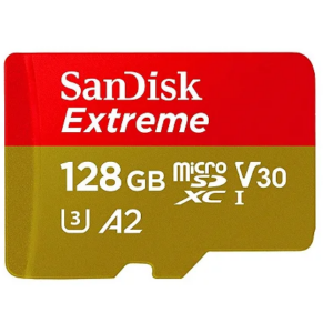 MicroSD Cartão de Memória - 128GB - SanDisk Extreme - 3VECJBFTR