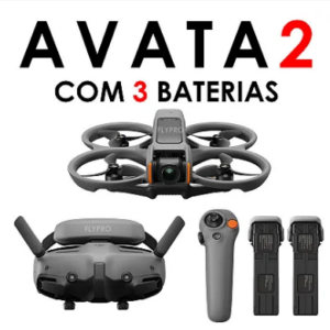 Drone DJI Avata 2 Fly More Combo com 3 Baterias