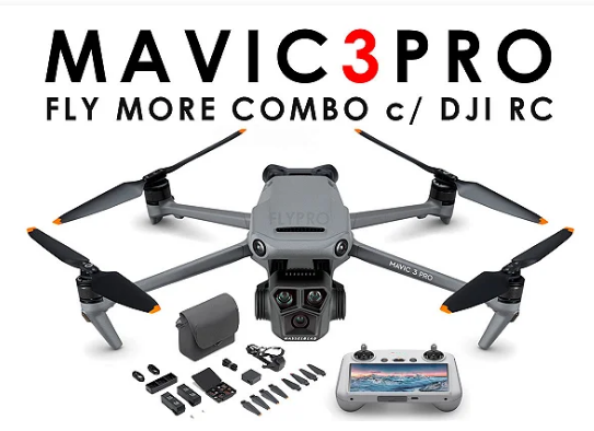 Drone DJI Mavic 3 Pro Fly More Combo + DJI RC (Versão Nacional)