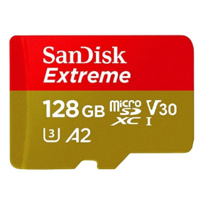 MicroSD Cartão de Memória - 128GB - SanDisk Extreme-3VECJBFTR