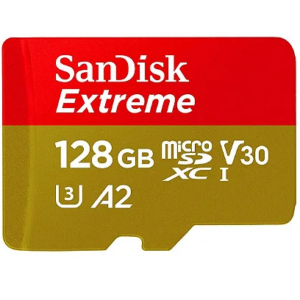 MicroSD Cartão de Memória - 128GB - SanDisk Extreme- 3VECJBFTR