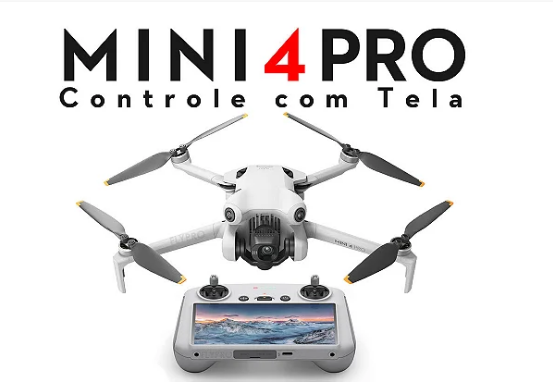Drone DJI Mini 4 Pro Standard (Com tela) BR - DJI042