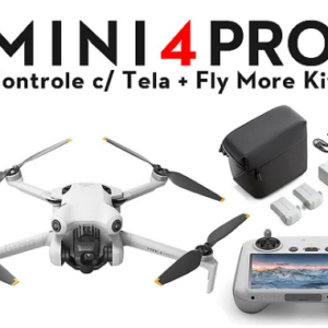 Drone DJI Mini 4 Pro Fly More Combo (Com tela) BR - DJI043