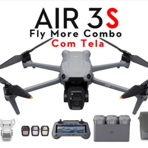 Drone DJI Air 3S Fly More Combo (Com tela) - Versão Nacional