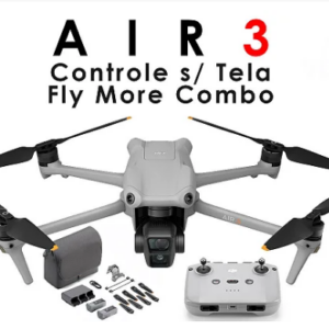 Drone DJI Air 3 Fly More Combo + Controle sem Tela (Versão Nacional)