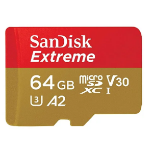 MicroSD Cartão de Memória - 64GB - SanDisk Extreme