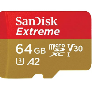 MicroSD Cartão de Memória - 64GB - SanDisk Extreme