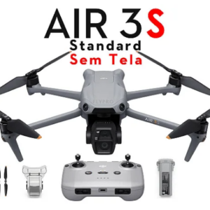 Drone DJI Air 3S Standard (Sem tela) - Versão Nacional
